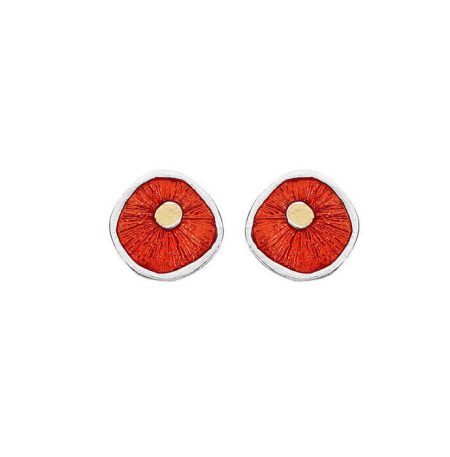 Σκουλαρίκια Pin Red