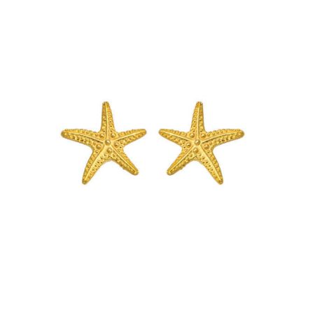 Σκουλαρίκια Starfish Gold