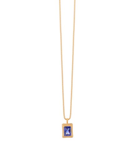 Γυναικείο Κολιέ Visetti Blue Square SU-WKD066GM
