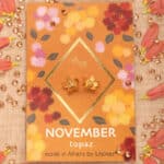 Σκουλαρίκια Birthstone November