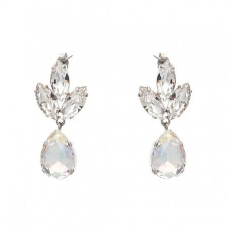 Σκουλαρίκια Lifelikes Bridal Bling Ασημί