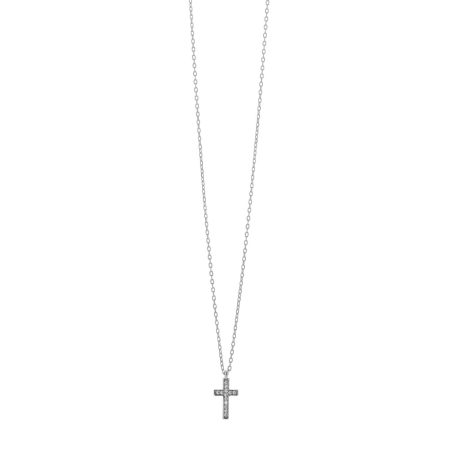 Ασημένιος Σταυρός Shiny Tiny Cross Silver