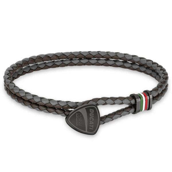 Ανδρικό Βραχιόλι Ducati Scudetto Brown Grey