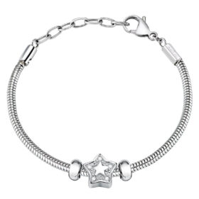 Ατσάλινο Βραχιόλι Morellato Shine Star