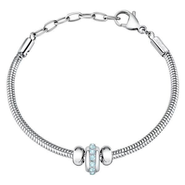 Ατσάλινο Βραχιόλι Morellato Aquamarine Shine