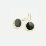 Σκουλαρίκια Round Black