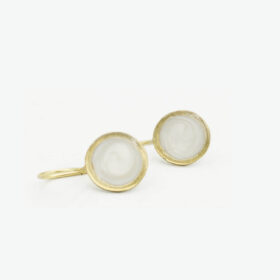Σκουλαρίκια Round Marble