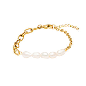 Ατσάλινο Βραχιόλι Visetti SU-WBR054G Gold