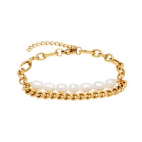Ατσάλινο Βραχιόλι Visetti SU-WBR077G Gold