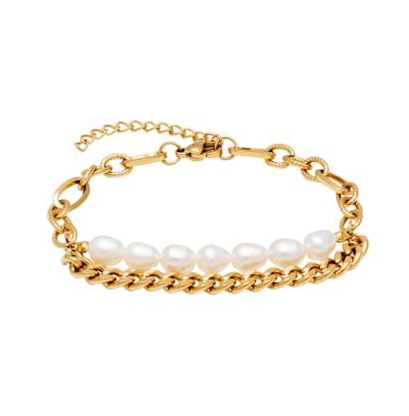 Ατσάλινο Βραχιόλι Visetti SU-WBR077G Gold