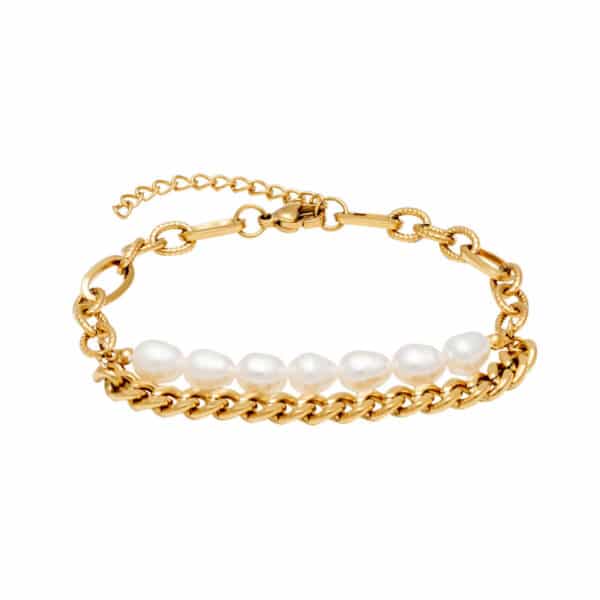 Ατσάλινο Βραχιόλι Visetti SU-WBR077G Gold