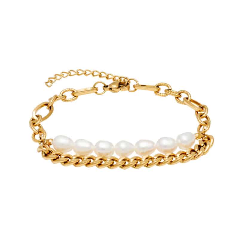 Ατσάλινο Βραχιόλι Visetti SU-WBR077G Gold