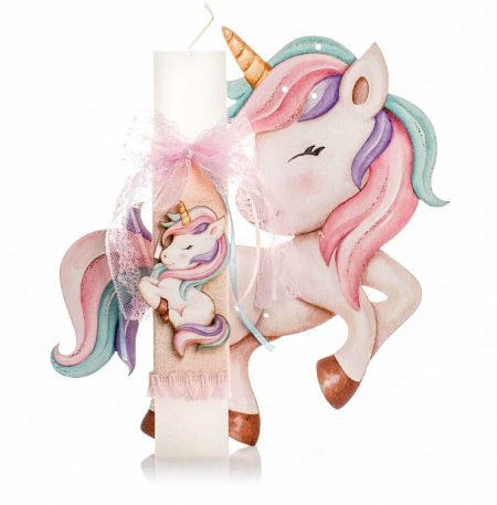 Λαμπάδα Unicorn Romantic