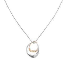 Κολιέ Calvin Klein Warped Silver Rose Gold