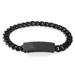 Ατσάλινο Βραχιόλι Calvin Klein Architectural Lines Black