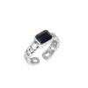 Ατσάλινο δαχτυλίδι Visetti HT-WRG006GB Silver