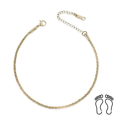 Αλυσίδα Ποδιού Peebls Garland Gold