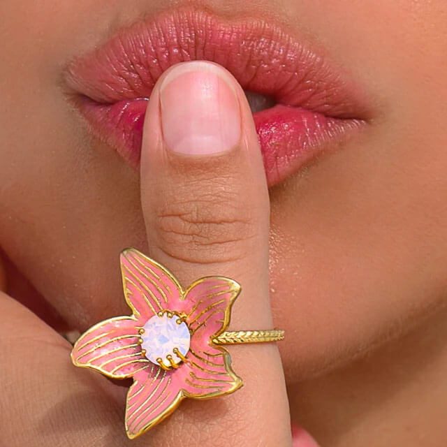 Δαχτυλίδι Lifelikes Floret Ροζ