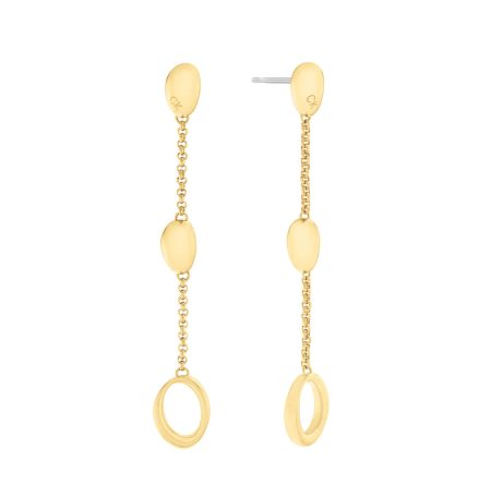 Σκουλαρίκια Calvin Klein Playfull Organic Shapes Gold