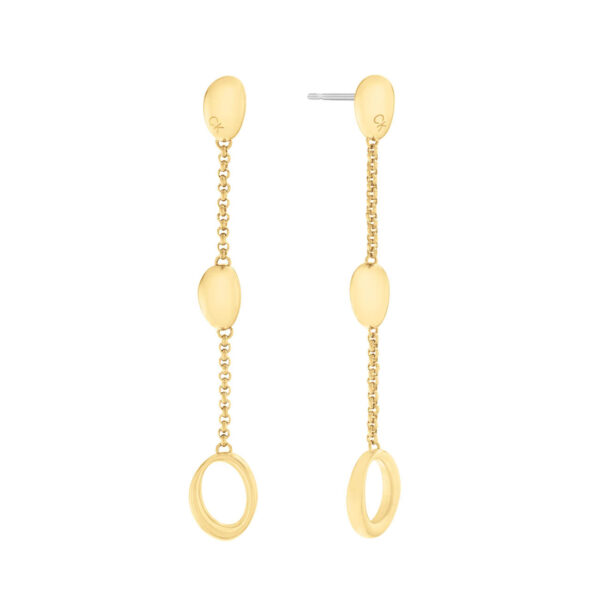 Σκουλαρίκια Calvin Klein Playfull Organic Shapes Gold