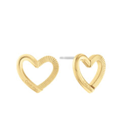 Σκουλαρίκια Calvin Klein Minimalistic Hearts Gold