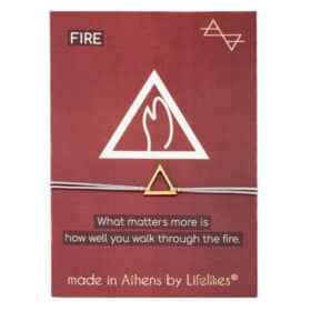 Lifelikes Charm Fire Χρυσό Γκρι