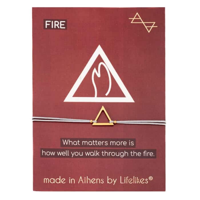 Lifelikes Charm Fire Χρυσό Γκρι