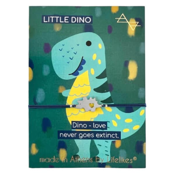 Lifelikes Charm Little Dino Ασημί Μπλε