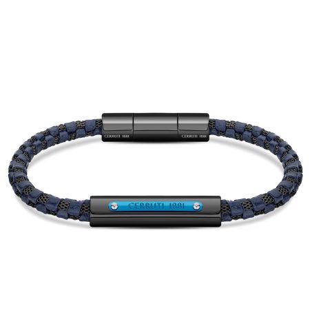 Ανδρικό βραχιόλι Cerruti Crisp Blue Black