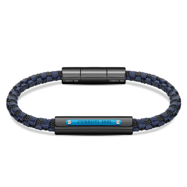 Ανδρικό βραχιόλι Cerruti Crisp Blue Black