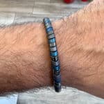 Ανδρικό Βραχιόλι Balance Silver - Blue L31A-B006-3