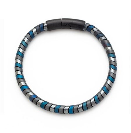 Ανδρικό Βραχιόλι Balance Silver - Blue L31A-B006-3