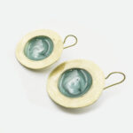 Σκουλαρίκια Chroma Water Poppy Green