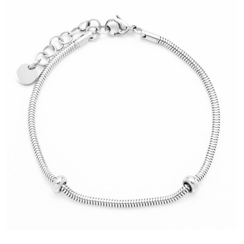 Ανδρικό Βραχιόλι Snake Silver L31A-B044-1