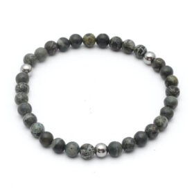 Ανδρικό Βραχιόλι Noble Beads Grey