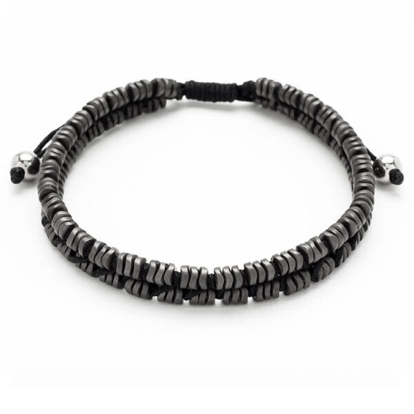 Ανδρικό Βραχιόλι Hematite Black L31A-B113-1