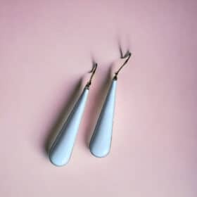 Σκουλαρίκια Chroma Long Drops Light Blue