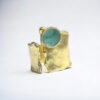 Ανοιγόμενο δαχτυλίδι Roman Gold Green