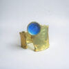 Ανοιγόμενο δαχτυλίδι Roman Gold Sea Blue
