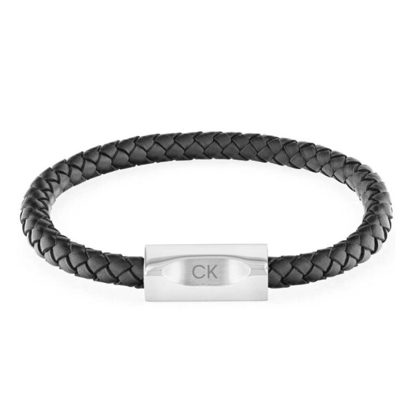 Δερμάτινο Βραχιόλι Calvin Klein Bold Black