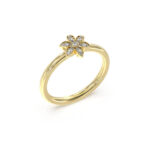 Δαχτυλίδι Guess White Lotus Gold No54