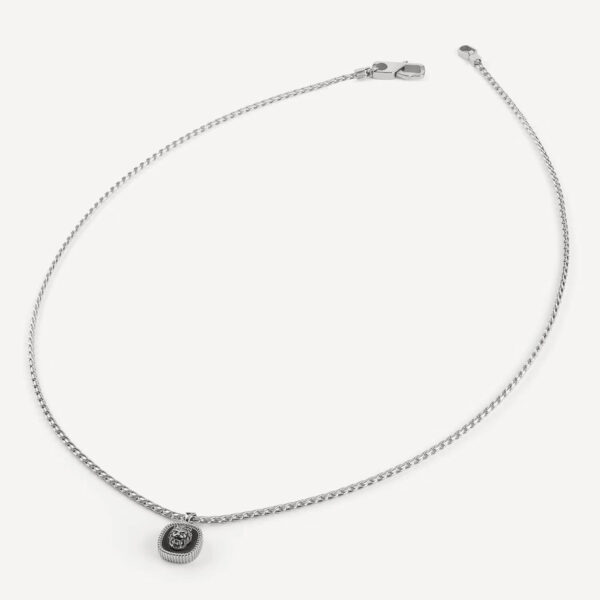 Ανδρικό Kολιέ Guess Lion King Silver