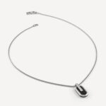 Ανδρικό Kολιέ Guess Racer Silver