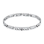Ανδρικό Βραχιόλι Maserati JM124AVD34 Silver