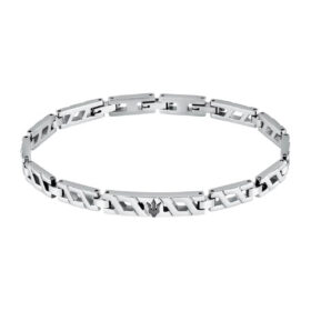 Ανδρικό Βραχιόλι Maserati JM124AVD34 Silver