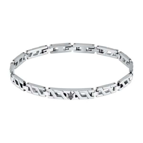Ανδρικό Βραχιόλι Maserati JM124AVD34 Silver