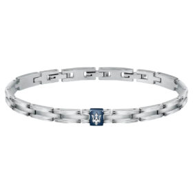 Ανδρικό Βραχιόλι Maserati JM420ATK03 Silver - Blue
