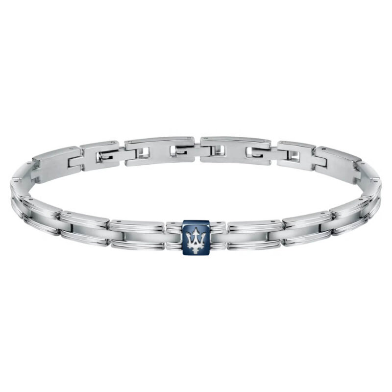 Ανδρικό Βραχιόλι Maserati JM420ATK03 Silver - Blue