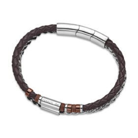 Ανδρικό βραχιόλι Cerruti Alto Brown