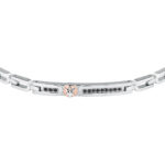 Ανδρικό Βραχιόλι Maserati JM423AVD25 Silver-Rose Gold